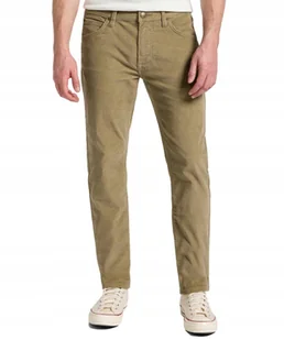 Sztruksy Lee Daren Zip Fly 112355872 Oscar Khaki W 32 / L 34 - Spodnie męskie - miniaturka - grafika 1