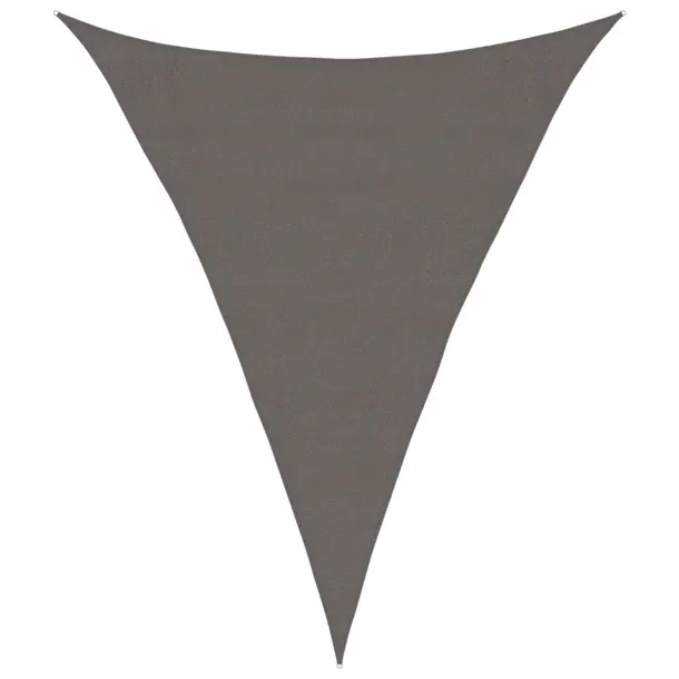 Trójkątny parasol przeciwsłoneczny HDPE 3x4m antracytowy