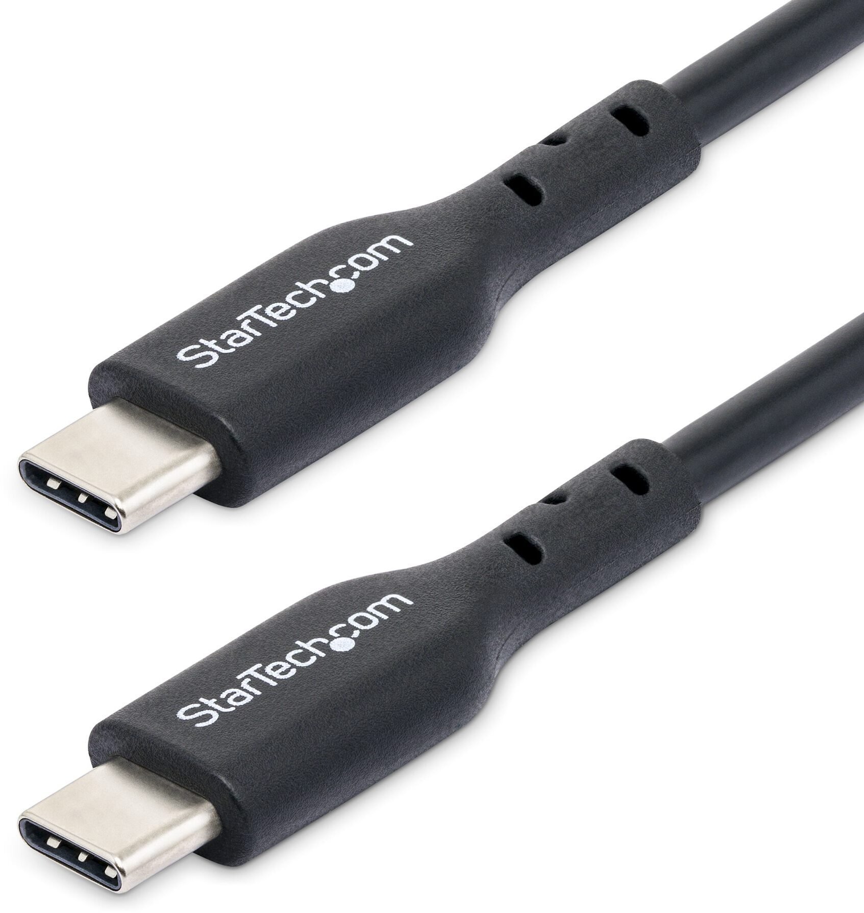 StarTech .COM 2m USB-C Kabel ładujący 2-pak 60W 3A do MacBook Air Laptop iPhone 15-17 iPad Air Pro Mini Samsung Galaxy USB2CC2MNC2PK