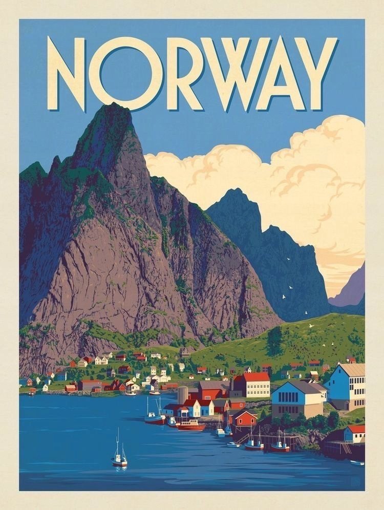 PODKŁADKA POD MYSZ Z Nadrukiem 22x18 cm Norwegia Skandynawia Tekst Prezent