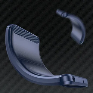 Carbon Case etui Xiaomi Redmi Note 11E /Redmi 10 5G / Redmi 10 Prime+ 5G / Poco M4 5G elastyczny silikonowy karbonowy pokrowiec niebieskie - Etui i futerały do telefonów - miniaturka - grafika 6