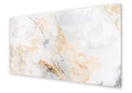 Dekoracje domu - Panel kuchenny HOMEPRINT Biało brązowy marmur 140x70 cm - miniaturka - grafika 1