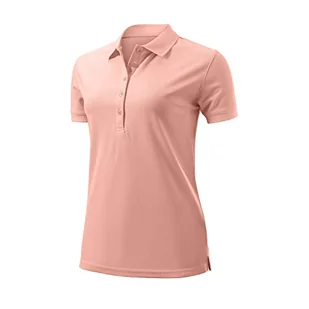 Wilson Damska koszulka polo Wilson Staff Autentic Polo różowy XXL - Koszulki i topy damskie - miniaturka - grafika 1