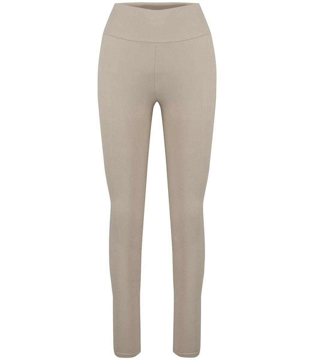 Gładkie długie legginsy damskie bezszwowe LIZA-L/XL