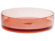 Umywalki - Umywalka nadblatowa okrągła  36 cm czerwona TOLOSA - miniaturka - grafika 1