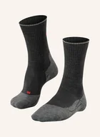 Skarpetki damskie - Falke Skarpety Trekkingowe tk2 Wool Silk grau - miniaturka - grafika 1