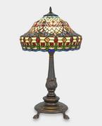 Lampy stojące - Lampa Witrażowa w Stylu Tiffany Geometria - miniaturka - grafika 1