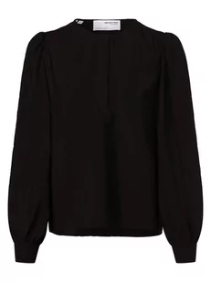 Selected Femme - Bluzka damska, czarny - Bluzki damskie - miniaturka - grafika 1