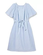 Sukienki - Mimo Dziewczęca (Kids) Letnia sukienka 32130156, jasnoniebieskie cienkie paski, 140, Jasnoniebieskie, cienkie paski, 140 cm - miniaturka - grafika 1