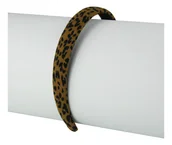 Ozdoby do włosów - Donegal Opaska do włosów FA5635 001 Brązowo-czarna panterka - miniaturka - grafika 1