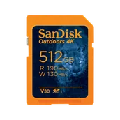 Karty pamięci - SanDisk Outdoors 4K SDXC UHS-I Card - 512GB Single Pack - SDSDXWV-512G-GN6VN - miniaturka - grafika 1