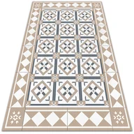 Dywany - Modny winylowy dywan Kostka w romby 120x180 cm - miniaturka - grafika 1