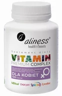 Witaminy i minerały - Aliness Dla Kobiet Premium Vitamin Complex Witaminy i Minerały Vege (120 tab) ali-141 - miniaturka - grafika 1