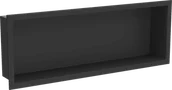 Półki łazienkowe - Mexen X-Wall-R półka wnękowa z kołnierzem 60 x 20 cm, czarna - 1970602010 - miniaturka - grafika 1