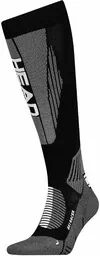 Skarpetki męskie - HEAD UNISEX SKI RACER KNEEHIGH black combo 2024 - grafika 1