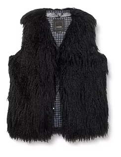 Płaszcze damskie - Geox Damski płaszcz w Loisia Down, czarny, 38 - grafika 1