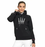 Kurtki jeździeckie - Spooks Bluza CROWN HOODY damska - navy - miniaturka - grafika 1