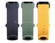 Akcesoria do zegarków - Xiaomi Mi Smart Band 5 Strap (3-Pack) Navy Blue/Yellow/Mint Green - miniaturka - grafika 1