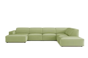 Sofa modułowa V California narożnik tkanina Matt Velvet jasnozielony prawy - Narożniki - miniaturka - grafika 1