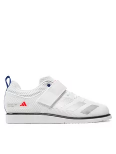 adidas Buty Powerlift 5 Weightlifting ID2474 Biały - Buty sportowe męskie - miniaturka - grafika 1
