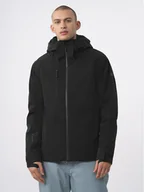 Kurtki narciarskie - 4F Kurtka narciarska 4FAW23TTJAM287 Czarny Regular Fit - miniaturka - grafika 1