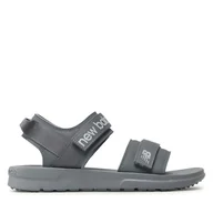 Sandały męskie - Sandały New Balance SUA250A1 Szary - miniaturka - grafika 1