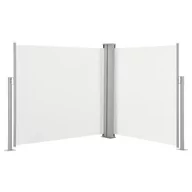 Markizy - vidaXL vidaXL Zwijana markiza boczna, kremowa, 120 x 600 cm - miniaturka - grafika 1