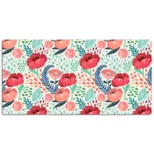 Podkładki na biurko - Mata podkładka ochronna na biurko Maki 120x60 cm, Dywanomat - miniaturka - grafika 1