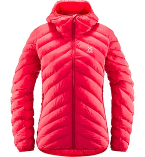 Damska kurtka Haglöfs Sarna Mimic hood W červená, M M - Kurtki damskie - miniaturka - grafika 1