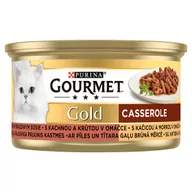 Mokra karma dla kotów - Purina Gourmet Gold kaczka/indyk w sosie 12x85g - miniaturka - grafika 1