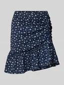 Spódnice - Spódnica mini o rozkloszowanym kroju ze wzorem na całej powierzchni model ‘HILLARY’ - miniaturka - grafika 1