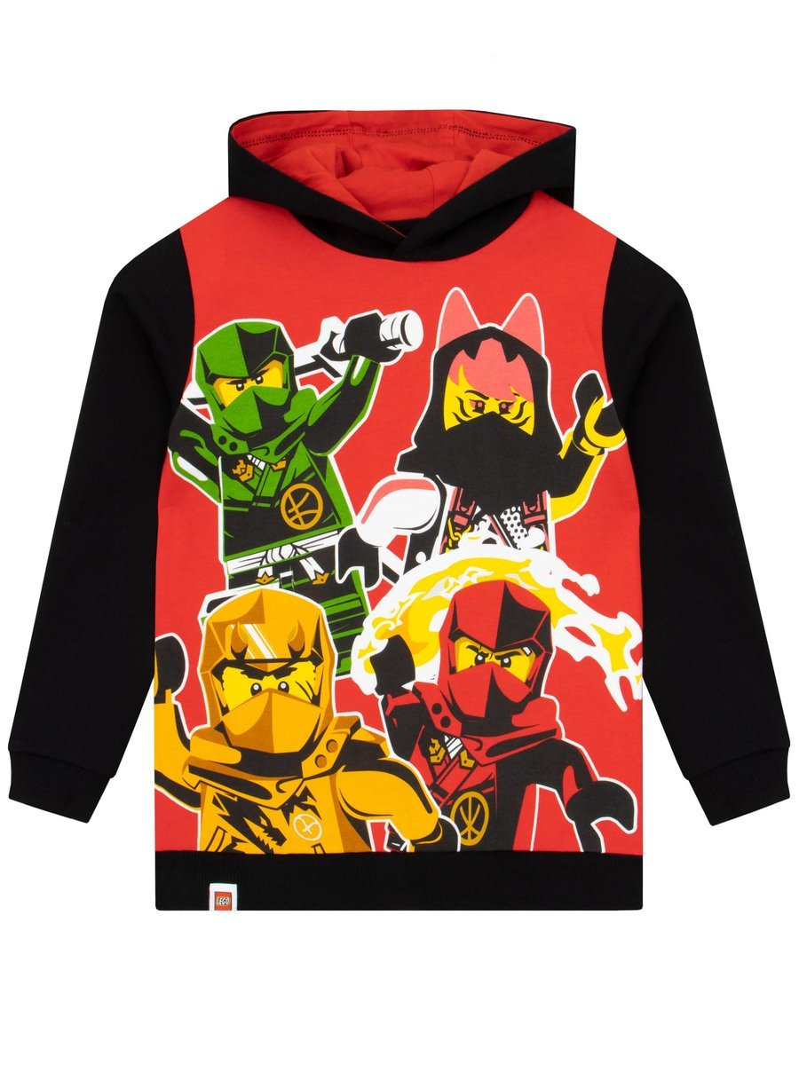 Ninjago Chłopięca Bluza Z Kapturem Kai, Lloyd, Jay I Nya Bluza Z Kapturem Ninja Bluzy Dla Chłopców Wielokolorowy 152