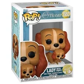 Gadżety dla graczy - Figurka FUNKO Pop Lady and The Tramp Lady with Puppy - miniaturka - grafika 1
