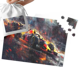 PUZZLE - FORMUŁA 1 F1 SUPER WZORY 35el + WORECZEK - Puzzle - miniaturka - grafika 1
