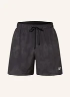 Spodenki damskie - New Balance Szorty Do Biegania 2 W 1 schwarz - miniaturka - grafika 1