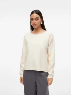 Vero Moda Sweter "Gold" w kolorze kremowym - Swetry damskie - miniaturka - grafika 1