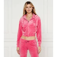 Bluzy damskie - Juicy Couture Bluza ICCLE DIAMANTE Cropped Fit - miniaturka - grafika 1