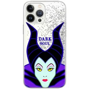 Etui płynny brokat do Apple IPHONE 12 / 12 PRO Disney: Diabolina 001 oryginalne i oficjalnie licencjonowane, Srebrny - Etui i futerały do telefonów - miniaturka - grafika 1