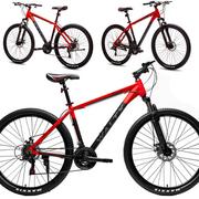 Rowery - Nicebike Waltx WX09 27,5 cala Czerwono-czarny - miniaturka - grafika 1