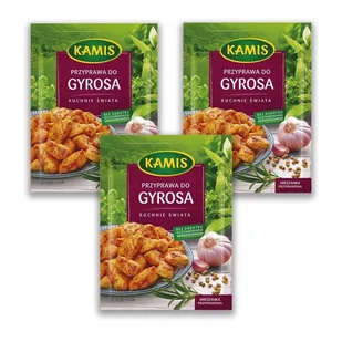 Kamis Kuchnie świata Przyprawa do gyrosa Mieszanka przyprawowa 30 g x 3 sztuk - Przyprawy i zioła sypkie - miniaturka - grafika 1