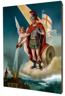 Ikona religijna świętego Floriana - Ikony i obrazy sakralne - miniaturka - grafika 1
