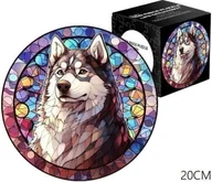 Puzzle - Puzzle 168el Witraż. Pies - miniaturka - grafika 1