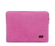 Torby na laptopy - Bombata Velvet Sleeve 13-14" różowy E00871-9 - miniaturka - grafika 1