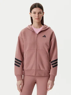 adidas Bluza Future Icons 3-Stripes JE0177 Różowy Regular Fit - Bluzy damskie - miniaturka - grafika 1