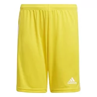 Spodnie i spodenki dla chłopców - adidas adidas Chłopięce Squad 21 Sho Y krótkie spodnie Team Yellow/White 16 Years GN5760 - miniaturka - grafika 1