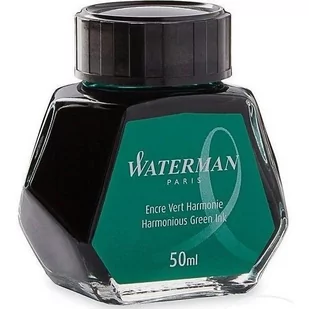 Waterman Atrament w butelce - kolor zielony - S0110770 - Naboje i atramenty - miniaturka - grafika 3