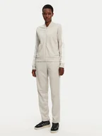 Dresy damskie - adidas Dres Essentials 3-Stripes JD2686 Beżowy Regular Fit - miniaturka - grafika 1