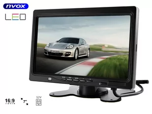 NVOX HM 716 HD monitor zagłówkowy lub wolnostojący LCD 7" z kamerą cofania oraz moduł bezprzewodowy - Car Video - miniaturka - grafika 2