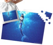 Puzzle - PUZZLE TRADYCYJNE - SYRENKA SYRENA SUPER WZORY PREZENT 192el + WORECZEK - miniaturka - grafika 1