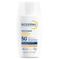 Balsamy i kremy do opalania - Bioderma Photoderm XDefense, ultralekki fluid o działaniu detoksykującym, kolor 02, SPF 50+, 40 ml - miniaturka - grafika 1